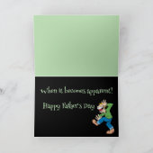 パパのジョークがパパのジョークになる – 父の日 サンキューカード (内部)