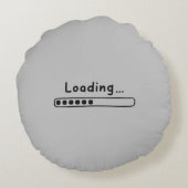 パパのジョークが父の日のためにロード ラウンドクッション (裏面)