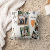 パパのジョークとベアーハグ: "最高のパパ・エバー" クッション (ブランケット)