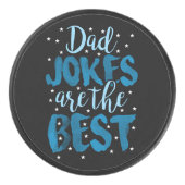パパのジョークは最高の アイスホッケーパック (正面)