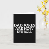 パパのジョークは目の父転がの日のパおもしろいパ カード (黄色い花)