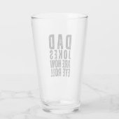 パパのジョークは転が父親の日のおもしろい流れだ タンブラーグラス (裏面)