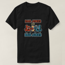 パパのジョークvs.悪いジョークの漫画おもしろい tシャツ