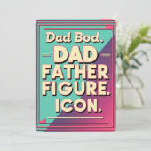 パパのスタイル、父の姿、アイコン。 - 父の日 招待状 (スタンド正面)