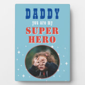 パパのスーパーヒーロー ファン フォト 父の日 フォトプラーク (正面)