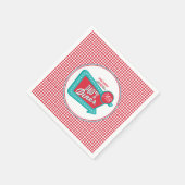 パパのダイナーナプキンス – レトロ父の日 スタンダードカクテルナプキン (角)