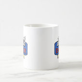 パパのダイナーロゴ – パパの贈り物 コーヒーマグカップ (中央)