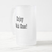 パパのダウンタイム·パーソナライズかつ消費済マグギフト フロストグラスビールジョッキ (正面左)