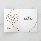 パパのダックスシュント漫画のプレイド カード (内部)