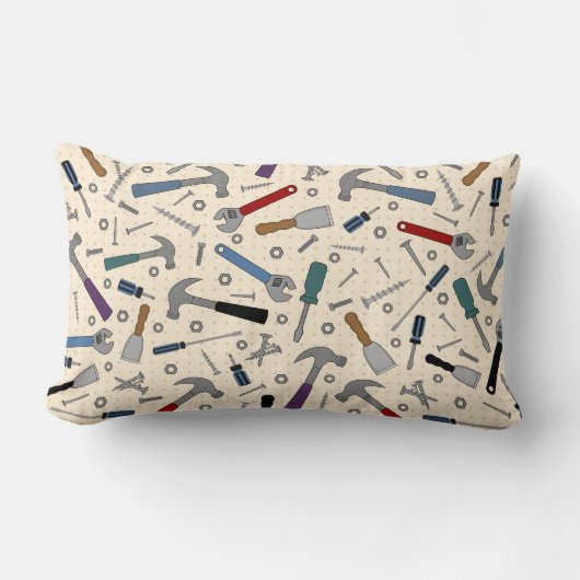 パパのツールセット枕 ランバークッション (正面)