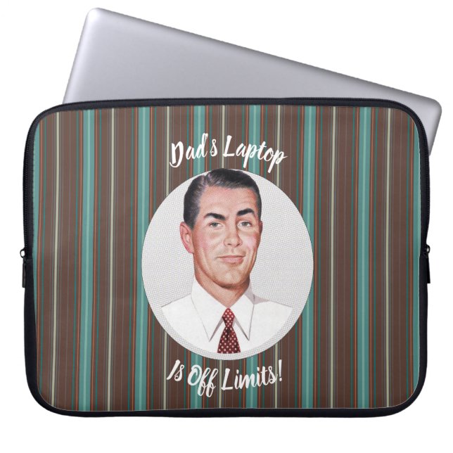 パパのノートパソコンは限界に達している！ ラップトップスリーブ (正面)