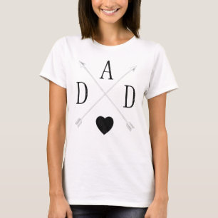 パパのハートお父さんお誕生日おめでとうパパ愛してる Tシャツ
