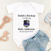 パパのバックアップは警察に行く ベビーボディスーツ