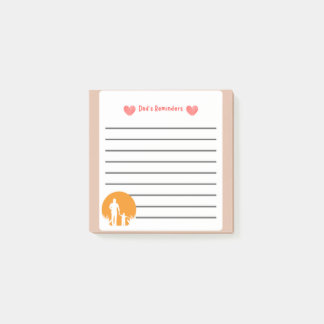 パパのパーソナライズされたリマインダー父の日 ポストイット