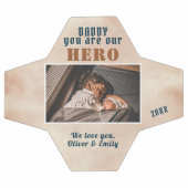 パパのヒーローウォーター色パパ家族の写真 サッカーボール (フラット)