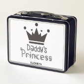 パパのプリンセスお弁当箱 名入れ  メタルランチボックス (裏面)