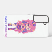 "パパのプリンセス" かわいいアニメのスマホケース SAMSUNG GALAXYケース (裏面横)