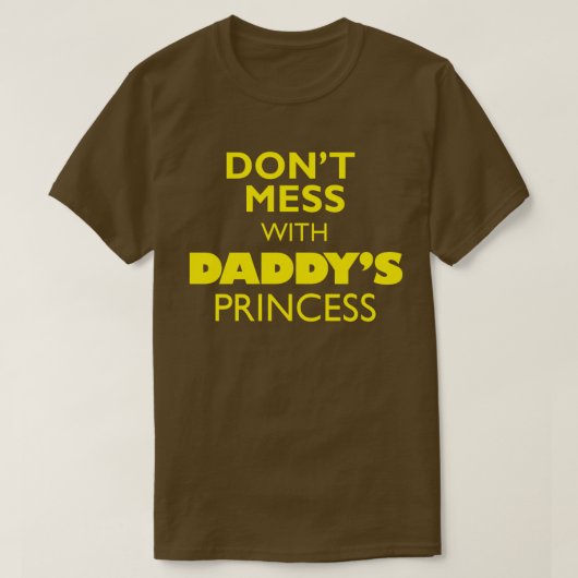 パパのプリンセス Tシャツ (デザイン正面)