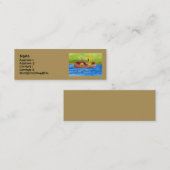 パパのプロフィールカードとの採取 コーリングカード (正面/裏面)