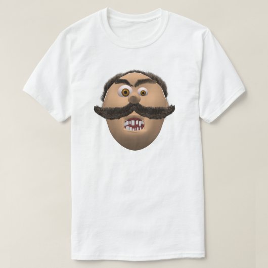 パパのヘッドワイシャツ Tシャツ (デザイン正面)