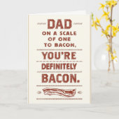 パパのベーコンのバースデー・カード カード (黄色い花)
