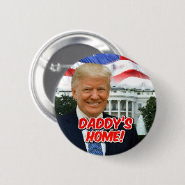 パパのホームプレジデントDonald Trump 2024勝利 缶バッジ