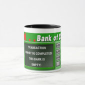 パパのマグ-自動支払機機械-の銀行ユーモア マグカップ (中央)