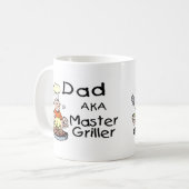 パパのマスターのGriller コーヒーマグカップ (正面左)