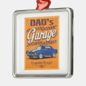 パパのマッスルカーガレージ メタルオーナメント (左)