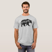 パパのママのためのBaby BearパパくまのTシャツ Tシャツ (正面フル)