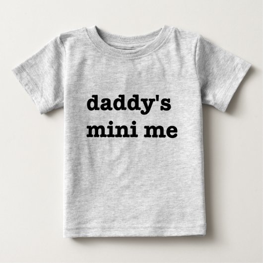 パパのミニミー ベビーTシャツ (正面)