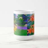 パパのユリ1つのマグ コーヒーマグカップ (中央)