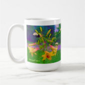 パパのユリ1つのマグ コーヒーマグカップ (左)