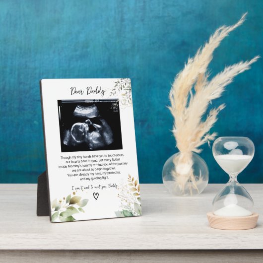 パパのユーカリの葉のためのバンプ詩 フォトプラーク (側面)