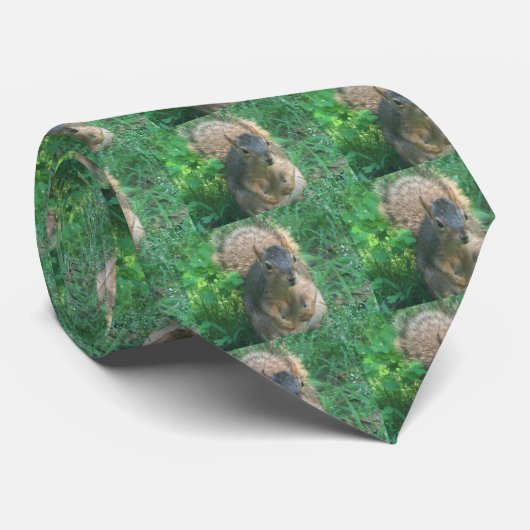 パパのリスのタイ ネクタイ (ロール)