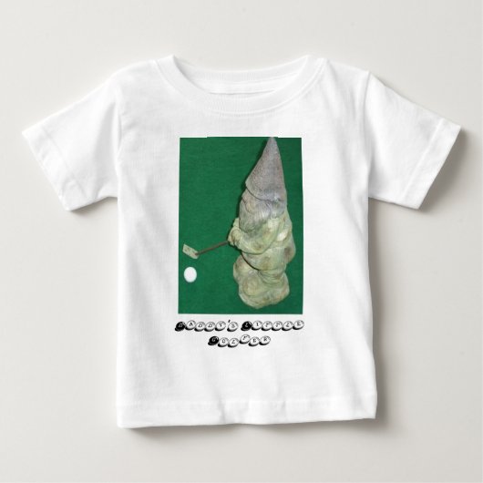 パパのリトルゴルファー ベビーTシャツ (正面)
