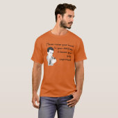 パパのワイシャツのためのおもしろいなアドバイス Tシャツ (正面フル)