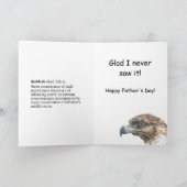 パパの一見の父の日カード カード (内部)