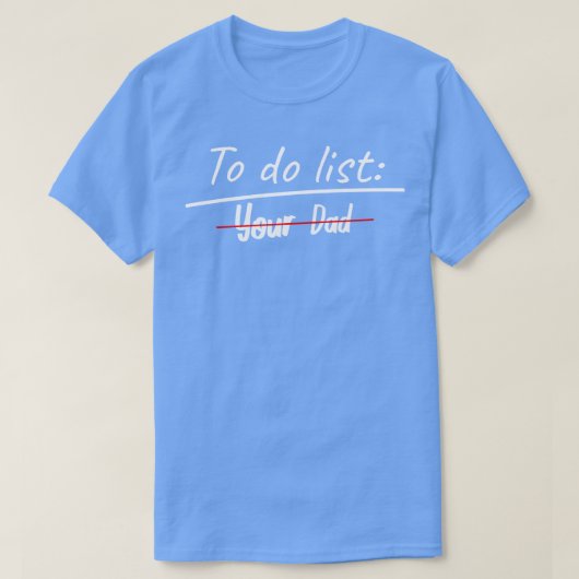 パパの一覧を表示するには4 Tシャツ (デザイン正面)