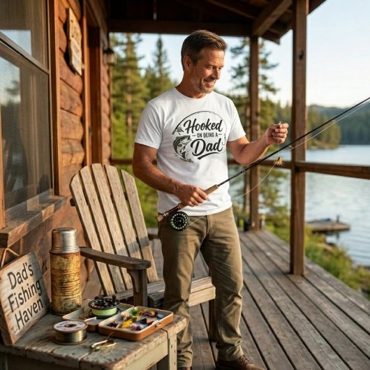 パパの人生にハマってる Tシャツ