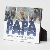 パパの伝説伝説写真 フォトプラーク (側面)