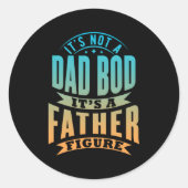 パパの体じゃなくて父親の姿だ父の ラウンドシール (正面)