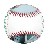 パパの体ではない、それは父の姿タイポグラフィ 野球ボール (裏面)