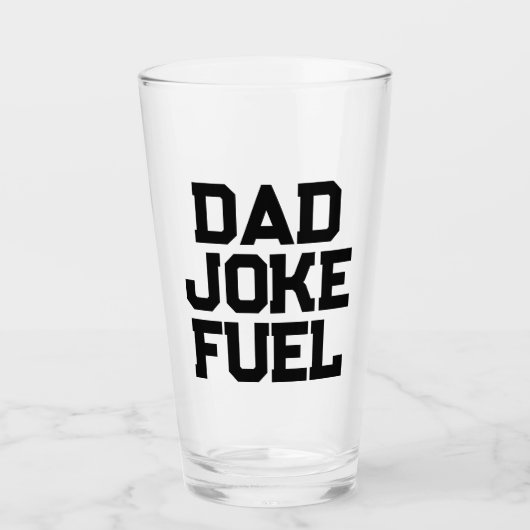 パパの冗談の燃料 – はっきりしたインディアンの父親のためのギフト タンブラーグラス (正面)