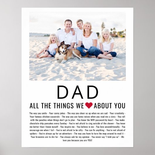 パパの写真お父さんの日が大好き ポスター (正面)