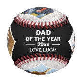 パパの写真カスタム贈り物|過去記事 野球ボール (正面)