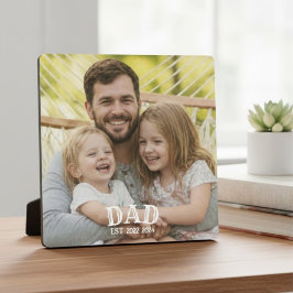 パパの写真プレートが決定 フォトプラーク