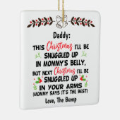 パパの初めてのクリスマスバンプから、パパは セラミックオーナメント (右)