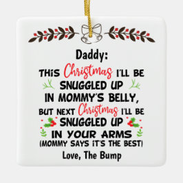 パパの初めてのクリスマスバンプから、パパは セラミックオーナメント