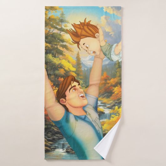 パパの利いた牙は無い バスタオル (バスタオル)